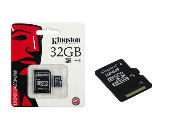 Cartão de Memória Kingston sdc 4/32GB micro sdhc 32GB