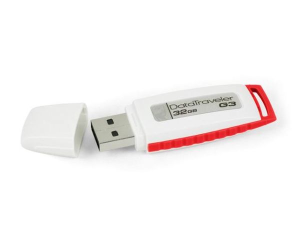 Pen Drive Kingston DTIG3/32GBZ Data Traveler 32GB branc/verm