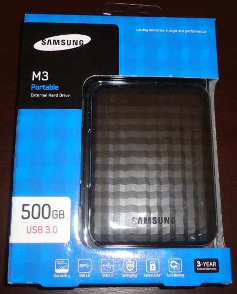 Disco Rígido Samsung STSHX-M500TCB 500GB externo2.5 portátil