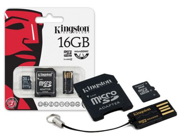 Cartão de Memória Kingston MBLY4G2/16GB micro sdhc